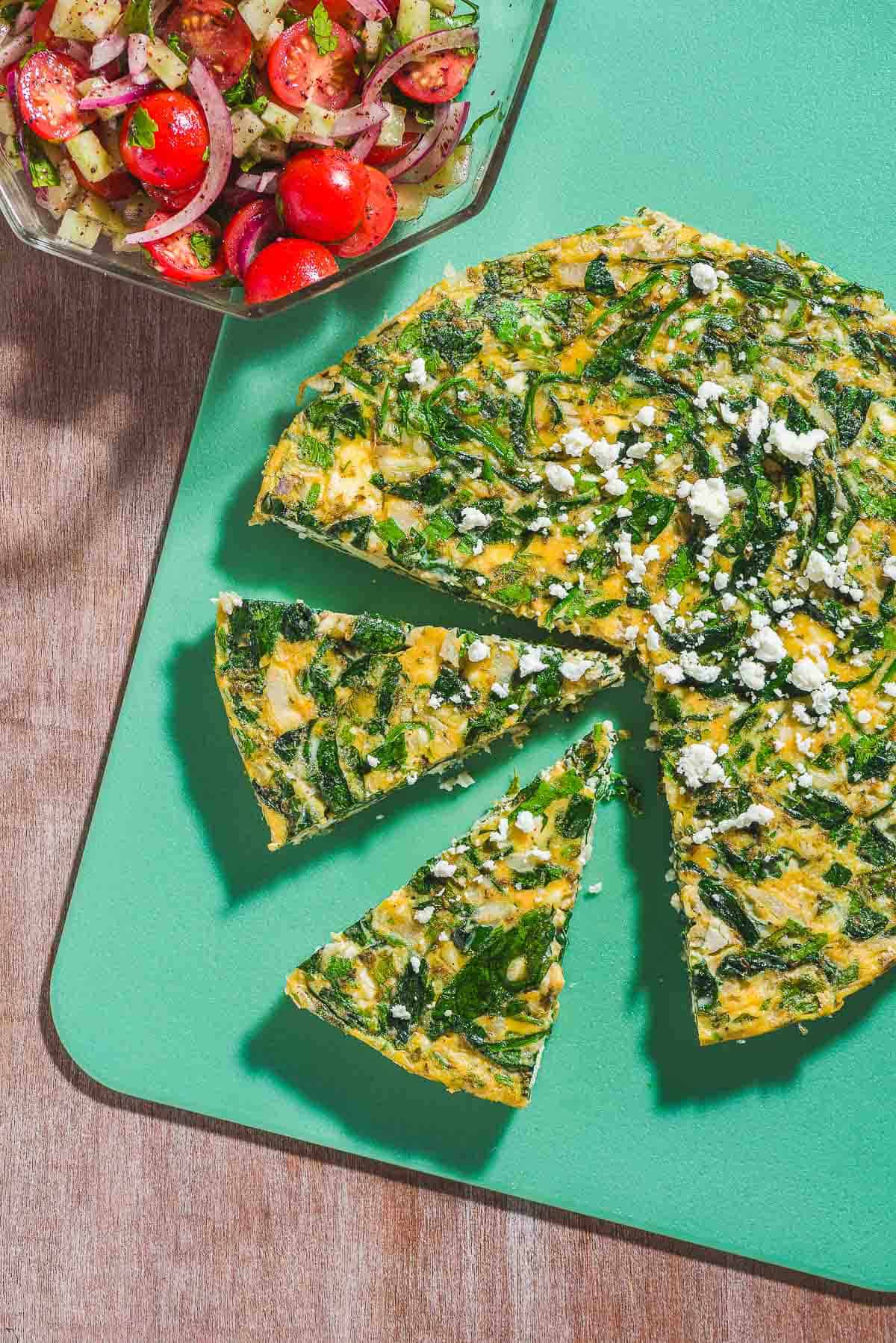 feta-spinach-frittata
